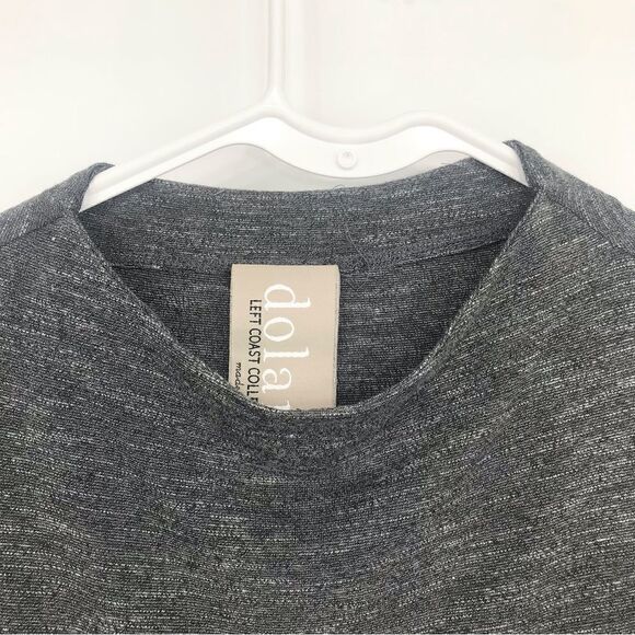 Anthropologie Dolan Left Coast Collection Marled Gray Sleeveless Blouse - Picture 4 of 10